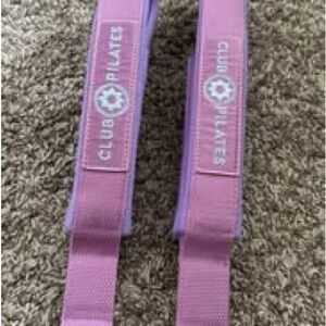 Club Pilates Pink and Purple Straps